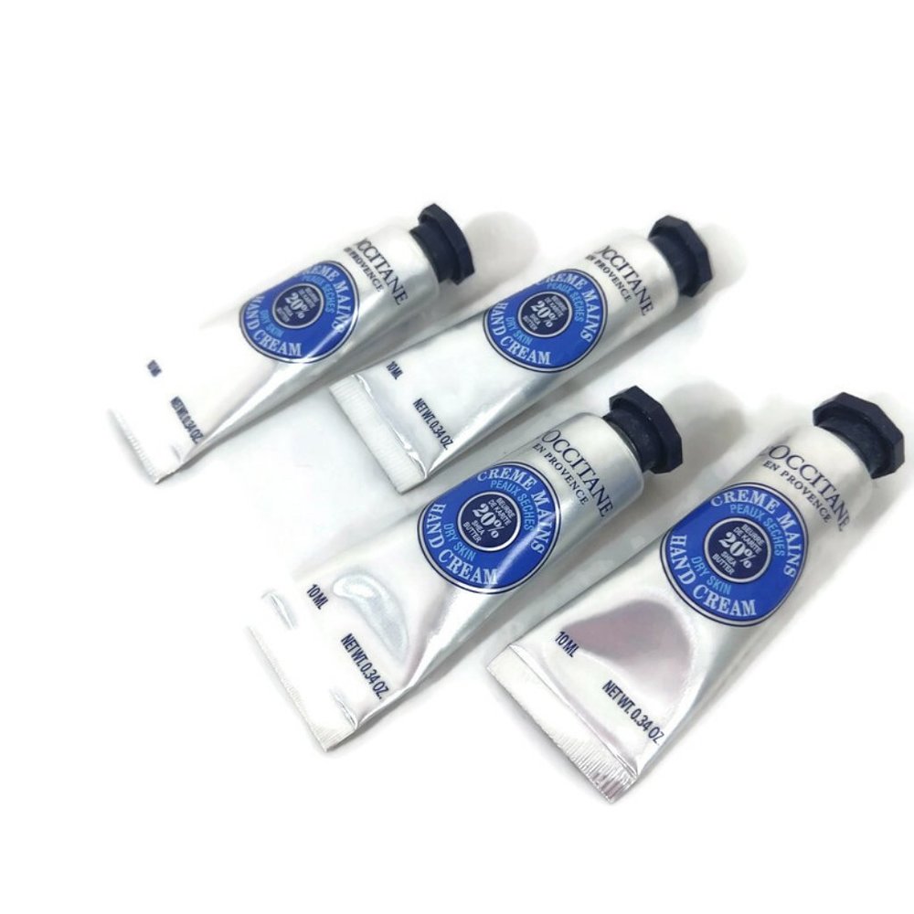 L'Occitane 20% Shea Butter Hand Cream 10ml X 4 NEW